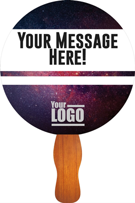 Trade Show Hand Fan Template