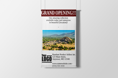 Banner Template - Portrait - 24"x36"